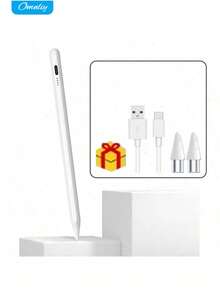 2025 Universal Stylus Pen For IPad & Android Tablets: Fast Charging, Palm Rejection, Compatible With IPad Pro M4/M3/M2, IPad Air M3/M2, IPad Mini, IPad 6-11th Gen More Capacitive Touchscreens - White - View 2