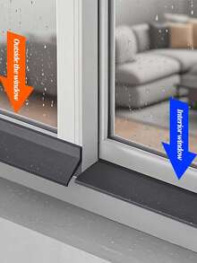 78.74 英寸家用窗户挡水条推拉窗雨水密封条阳台隔热防风密封条防水板