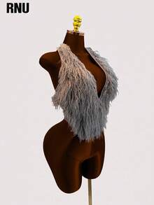 RNU Áo hai dây gợi cảm dành cho nữ cỡ lớn, chất liệu mềm mại, cổ chữ V sâu, hở lưng, thiết kế nơ, đa năng, thích hợp cho buổi hẹn hò lãng mạn, dự tiệc, đi nghỉ mát, mùa xuân. - Xám - Xem 5