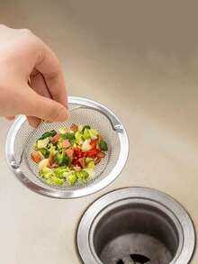 1/3 piezas Colador de acero inoxidable para fregadero de cocina, recolector de residuos de alimentos que se ajusta a la mayoría de los desagües de fregadero, filtro de cesta de fregadero de cocina, decoración de cocina, utensilios de cocina, desagüe de baño, tapón de desagüe - Multicolor - Ver 10
