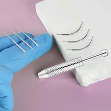 Juego de herramientas de perforación de acero inoxidable de 14G, 16G, 18G y 20G con fondo plano - Herramientas de perforación y agarre cónicas y esféricas para reemplazo de joyas, con rosca interna, externa y de Body adecuadas para oreja/nariz/ombligo/pecho/labio/ceja/lengua y otras partes - Multicolor - Ver 2