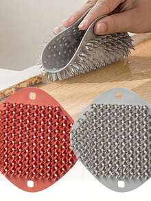 1 cọ rửa rau củ quả đa năng, cọ rau củ mềm dẻo, cọ dưa chuột - Lý tưởng để làm sạch và chuẩn bị thực phẩm hiệu quả, dụng cụ nhà bếp, chất liệu nhựa, dụng cụ vệ sinh nhà bếp, bề mặt có vân, làm sạch đa năng, thích hợp cho trái cây, rau củ, nồi, chảo - Tuyệt vời cho gia đình và sử dụng thương mại, tay cầm tiện dụng, rửa trái cây, thiết kế nhỏ gọn - Nhiều màu - Xem 1