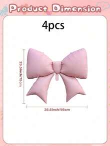 1/2/4 quả bóng bay nơ hồng cỡ lớn, bóng bay nơ hồng khổng lồ dùng trang trí tiệc sinh nhật/tiệc độc thân, tiệc cưới, lễ đính hôn, kỷ niệm cho phụ nữ, quà tặng tiệc tùng - Nhiều màu - Xem 11