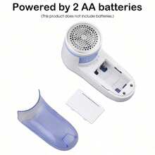 Portable Fabric Defuzzer, Efficient Electric Lint Remover For Clothes, Bedding, Sofa Cushions, Car Seat Covers And Other Textile Products - Requires 2 AA Batteries (Not Included) - Multicolor - View 4
