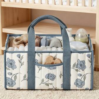 Torba na pieluchy, kosz do przechowywania pieluch - pojemny organizer dla mamy, wielofunkcyjna torba na pieluchy, przenośna torba podręczna - idealna w podróży, na codzienne wyjścia, idealny prezent dla młodych rodziców, torba wielokrotnego użytku.
