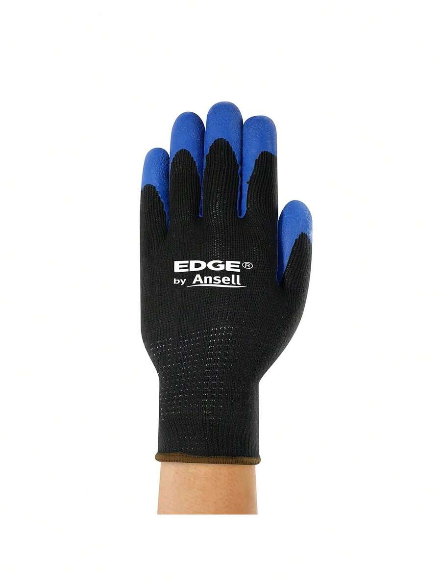 EDGE 48-305 Guante Multipropósito de poliéster con palma recubierta de látex con excelente agarre y resistencia abrasiva. Talla Mediana. 1 Par,37569562 - Rojo - Ver 1
