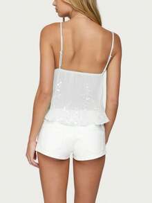 Elevate Your Style With Our Green Tank Tops - Available In S, M, L Sizes For A Perfect Fit - White - View 3