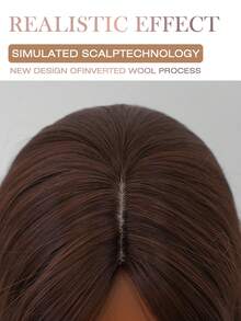 Tóc giả dài thẳng màu nâu mocha thanh lịch, rẽ ngôi giữa, dài 26 inch, dành cho nữ, trông tự nhiên, mềm mại, thoáng khí, làm từ sợi tổng hợp chịu nhiệt. Lý tưởng cho người mới bắt đầu tạo kiểu tóc thời trang hàng ngày. Hoàn hảo cho các buổi hẹn hò, chụp ảnh, cosplay, tiệc tùng sang trọng, lễ hội âm nhạc, tụ họp. - màu nâu - Xem 7