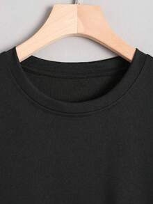 1 Piece Men Cotton Solid Color English Letter Charizard Printed Short Sleeved Round Neck T Shirt Suitable For Daily Wear Going Out Leisure Sports School Travel Family Gatherings And Other Occasions Short Sleeved T Shirt Summer T Shirt Multiple T Shirts Can Be Given As Gifts To Family Members 2000s Y2k Style - Negro - Ver 4