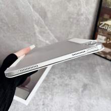 IQPEA 带笔槽的夹式笔保护套，适用于 iPad A16 2025 Air 11'' 13'' M2 M3 Pro 11 13 M4 M5 2024 2025 Air 5 Air 4 10.9 第九代 第八代 第七代 10.2 英寸 - 紫丁香色 - 查看 10