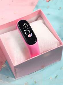 1pc Fashion Cute Electronic Watch With Date & Time Display, Loved By Children, Suitable For Back To School, Birthday, Daily Wear - Multicolor - View 9