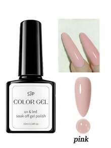 1/5 瓶粉色、红色和白色系列 UV 凝胶指甲油，DIY 美甲用品，适合法式美甲、日常和节日佩戴 - 彩色 - 查看 17