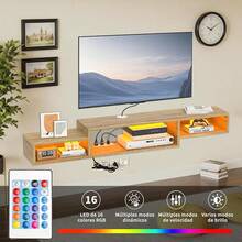 Audio-Visual Shelving - White Oak - View 12