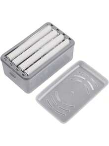 EstiloSoporte Para Caja De JabóN, Caja De JabóN Multifuncional Con Bandeja De JabóN Burbujeador Caja De Almacenamiento De JabóN Multifuncional Para Ducha, BañO, BañEra, Fregadero De (Norte De Europa)VersióN Mejorada - nórdico - Ver 3