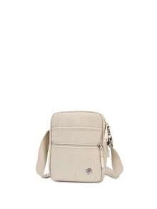 1 Pc Fashion Boys Crossbody Bag Solid Color Big Children Small Casual Square Bag Shoulder Bag Phone Wallet Key Change Storage Bag Portable Zip Closure Design Casual Bag Uitable For Shoping Parties, Holidays, Festive Events, Entertainment Vacation And Other Occasions For Boy Teen Students Gifts Etc The Perfect Gift For Gratitude