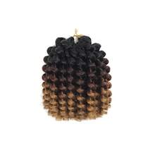 Wand Curl Crochet Braids Hair 8/10/12 Inch Jamaican Wand Curl Ombre Crochet Hair Jamaican Bounce Crochet Hair Colored Crochet Braids Ringlet Twist Hair Extension Crochet Hair - Multicolor - View 25