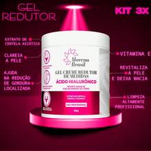 Kit Of 2 Morena Brasil Body Massage Gels | Black Pepper + Hyaluronic Acid - Gel - View 2
