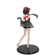 1个动漫手办，睡衣站姿桌面摆件，动漫迷收藏品，家居/办公室装饰 - 送给日本动漫爱好者的完美礼物 - 可搭配动漫摄影背景 - 可爱的姿势，精致的服装和生动的表情 - 手工制作的动漫风格手办 - 彩色 - 查看 7