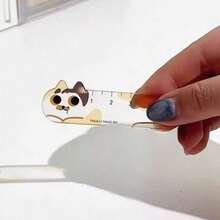 Five-Piece Set, Including 4 Cute Rulers + 1 Key Buckle, High-Value Ruler Stationery Set, And A Friend's Stationery. - 混色 - 查看 6