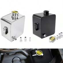 Universal Aluminium Alloy Water Coolant Header Overflow Expansion Tank Can - A - View 6