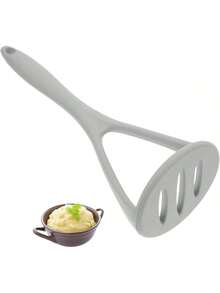 EstiloMAGICLULU Machacador De Frutas Y Verduras De Acero Inoxidable Herramienta Para Prensar Patatas Y Limpiar Alimentos Color GrisVersión mejorada - 1 - Ver 4