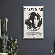 Framed Mazzy Star She Hangs Brightly Poster | 90s Dream Pop Alternative Rock Wall Art. Idear Gift For New Year, Thanksgiving And Christmas – Perfect Art For Home Decor, Living Room, Kitchen, Bathroom & Room Decor. - 隨機印刷 - 查看 4