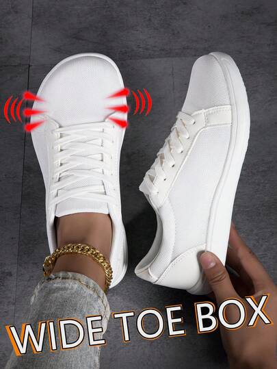 新款时尚透气网面女士休闲运动鞋，大码宽楦女式运动鞋，轻便设计，适合户外露营、散步、跑步