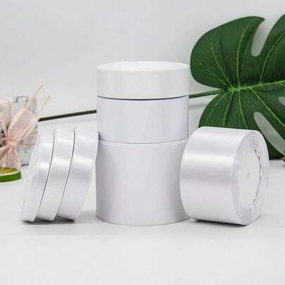 1卷涤纶缎带，适用于礼品盒、糖果盒、蛋糕盒、花卉装饰（机器染色，可能存在轻微色差）