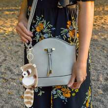 Llavero De Mapache, Peluche De Mapache Llaveros De Peluche Mochila Animales Colgante De Lindo Llavero Lindo De Esponjoso,37550712 - Multicolor - Ver 6