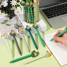 1支装垃圾桶火焰造型趣味笔 - 送给同事、团队成员和办公室员工的感谢礼物，理想的圣诞礼物 - 多色 - 查看 2