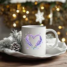 8pcs/Set UV DTF Heat Transfer Stickers, Valentine's Day Purple Heart Wreath Series Design, Cartoon Pattern, Waterproof Scratch-Resistant 3D Vinyl Film Stickers, Suitable For Glass Cups, Mugs, Refrigerators - High Quality Stickers, DIY Art Crystal Stickers