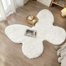 1 pieza Alfombra suave y esponjosa de alta gama para la sala de estar, con un acolchado de 1 cm de esponja en el interior para comodidad al caminar descalzo, alfombra de piso mullida para el dormitorio, alfombra de decoración del hogar, alfombra de lujo y antideslizante, adecuada para uso en interiores y exteriores (dormitorio, sala de estar, balcón, estudio, picnic)