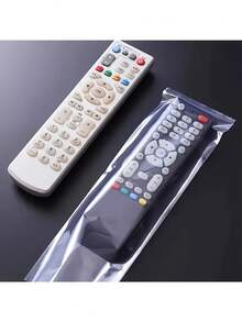 Transparent PVC Heat Shrink Protective Cover - Dust-Proof, Waterproof, Scratch-Resistant, Suitable For TV Remote Controls, Collectibles And Jewelry, Made Of Plastic - Multicolor - View 2