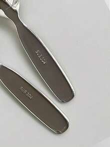 304不锈钢可爱短柄勺叉套装，包含甜点勺、饭勺、水果叉，带包装盒，适合餐厅使用