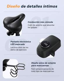MERACH Indoor Cycling Bikes - Negro Magnético - View 8