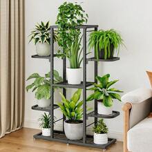 Plant & Flower Stand/Basket - Grey - View 7