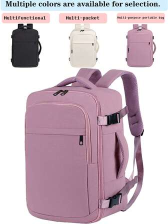 Equipaje para abordar el avión, mochila, bolso de doble hombro, mochila para hombres y mujeres, bolso de viaje para estudiantes universitarios, bolso de negocios, bolso para computadora, gran capacidad, bolso casual, bolso de mamá