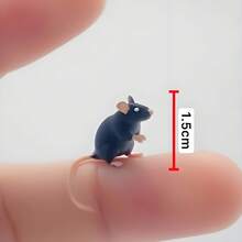 迷你小老鼠杰瑞 手工制作 树脂3D立体摆件 装饰配件 创意景观设计 - 彩色 - 查看 9