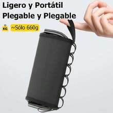 Silla Plegable Portátil, Silla de Camping, Taburete Ligera, Carga de 286 lbs, Adecuada para Picnic, al Aire Libre, Pesca, Impermeable, práctica y Ligera, embolsable (Negro),37564023 - Multicolor - Ver 5