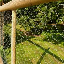 5000*90CM Chicken Wire Fencing Mesh, Metal Floral Chicken Wire Fence For Crafts Poultry Garden, Hexagonal Galvanized Netting. - Silver - View 3