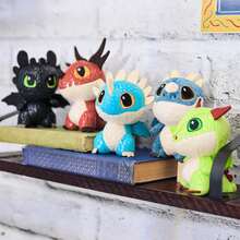 Spin Master Hur du tränar din drake plyschblindbox, samlarobjekt 7,5 cm miniplysch, överraskningsplyschleksak, mystisk plyschtotemblindkapsel, 1 slumpmässig karaktär - 1 st blindkapsel - Visa 11