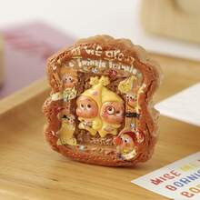 Star Toast Bread Food Toy Cartoon DIY Accessories, Cream Resin Small Parts For Hollow Out Clogs, Gift, Holiday Gift, Birthday Gift, Perfect Gift - Multicolor - View 5
