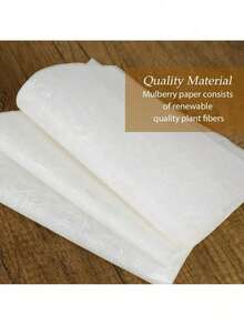 EstiloHojas de papel de morera para decoupage: 50 hojas de papel de arroz A4, papel Washi para decoupage, manualidades, bricolaje, envoltura de regalo, fabricación de tarjetasVersión mejorada - 1 - Ver 5