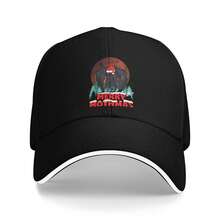 Mothman Christmas  Casual Baseball Caps Outdoor Adventures Print Summer Hot Unisex Sport Spring Golf Hat Streetwear For Men Women - Black - View 2