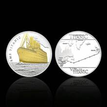 Moneda conmemorativa británica de 1912 Medalla chapada en oro y plata Moneda de desafío Colección Regalo de vacaciones - Multicolor - Ver 12