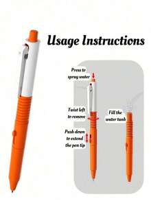 Spray Pens - Fun Prank & Relax Students, Idea,Multifunctional Spray Gel Pen, Can Add , Disinfecting Pen, Spray Bottle, Alcohol Pen - 彩色 - 查看 3