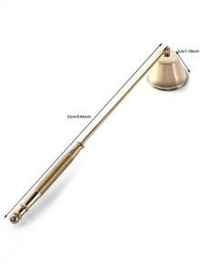 4pcs Candle Snuffer Tool Set: Candle Snuffer, Candle Wick Trimmer, Candle Snuffer Cover, Candle Snuffer Hook, Stainless Steel Candle Tray - Multicolor - View 9