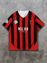 Camiseta de manga corta de corte holgado para hombre con estampado de letras y números, diseño clásico de club de fútbol para la Copa del Mundo, cómoda y ligera, estilo casual de campus y calle para primavera, verano y otoño