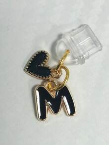 26pcs Heart-Shaped Alphabet Letter Dust Plug Decoration, Dust-Proof Phone Charging Port Cover, Gift For Friends, Christmas Gift