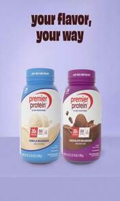 Premier Protein Powder, Vanilla Milkshake, 30g Protein, 1g Sugar, 100% Whey Protein, Keto Friendly, No Soy, Gluten Free, 233 Oz, 17 Servings (Packaging May Vary) - ColorE - 查看 8